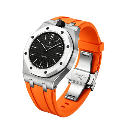 Royal Oak Pop Exklusives Stahlgehäuse & Silikonarmband mit Halterung
