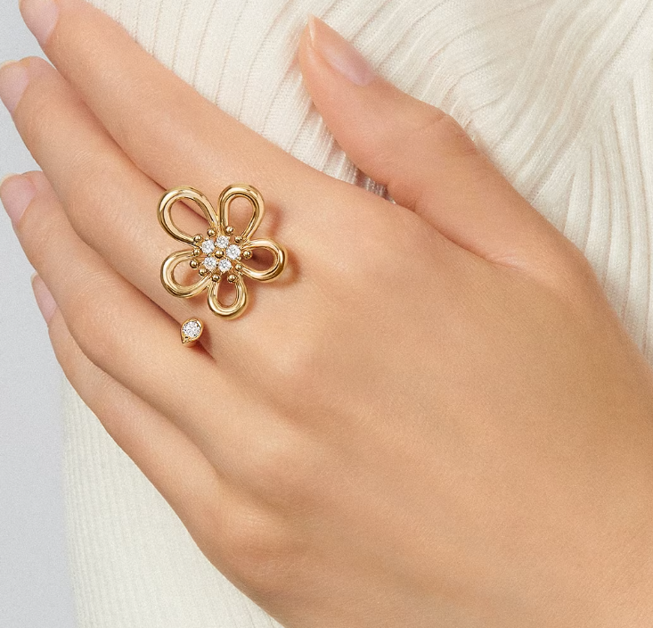 [⭐⭐JeweliWhal]Flowerlace Between the Finger