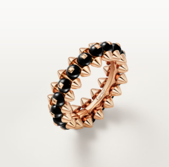 [⭐⭐JeweliWhal]CLASH ELEGANT ROSE GOLD RING FEATURING NATURAL AGATE