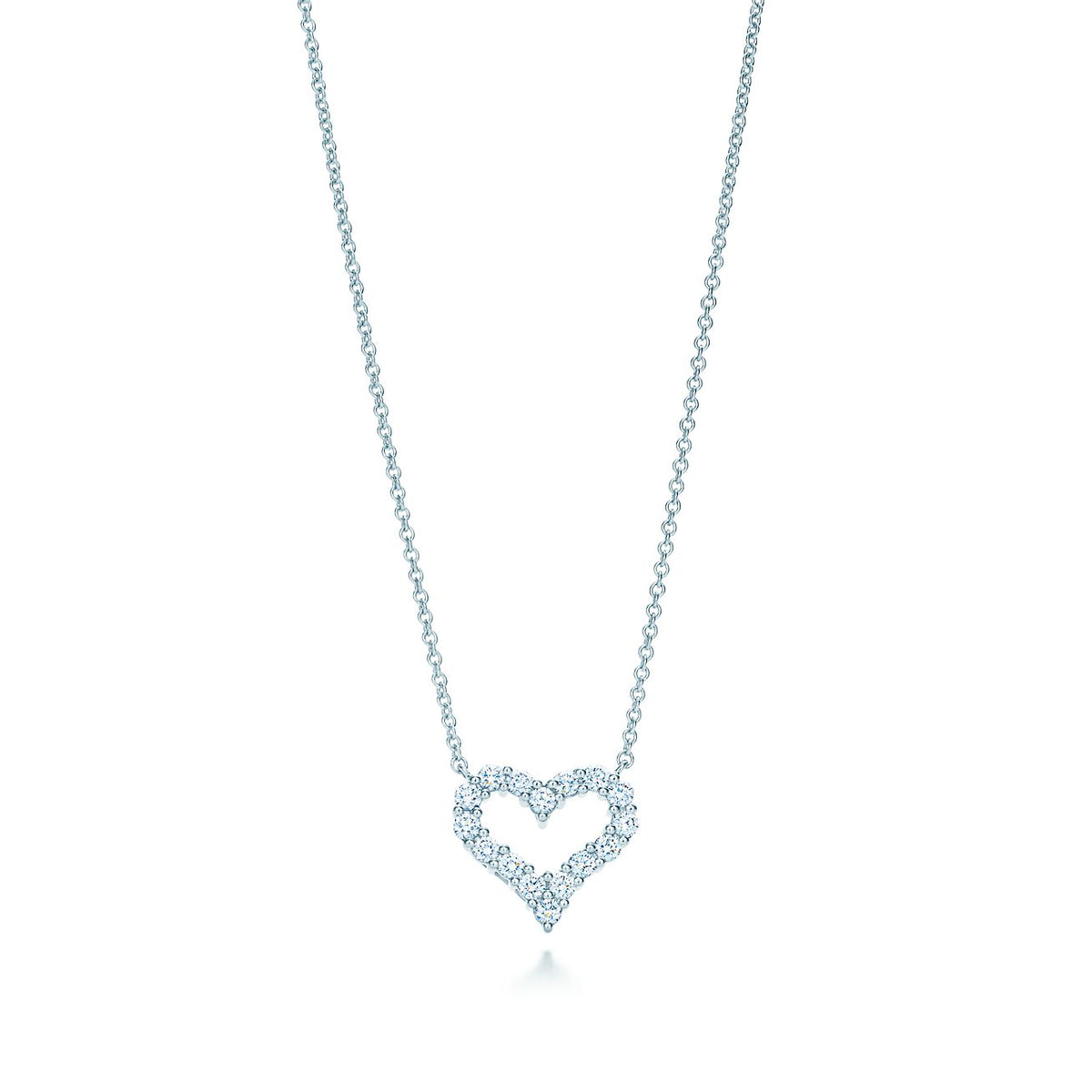 [JeweliWhal]HEART-SHAPED DIAMOND NECKLACE
