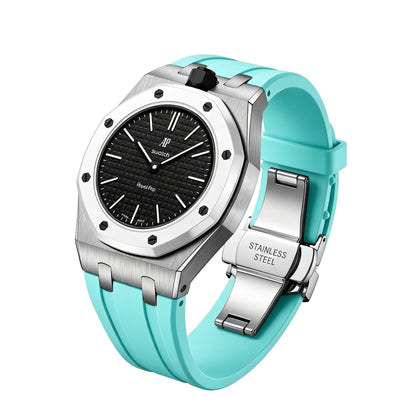 Royal Oak Pop Exklusives Stahlgehäuse & Silikonarmband mit Halterung