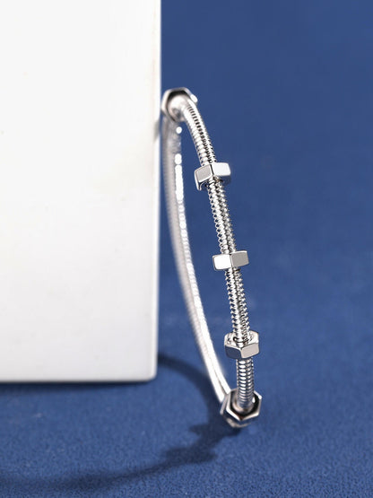 [⭐⭐JeweliWhal Schmuck]ARMBAND MIT GEWINDE]