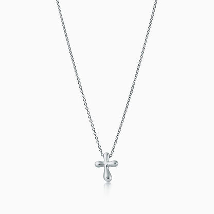 [JeweliWhal]CROSS PENDANT MINI BARE CROSS NECKLACE