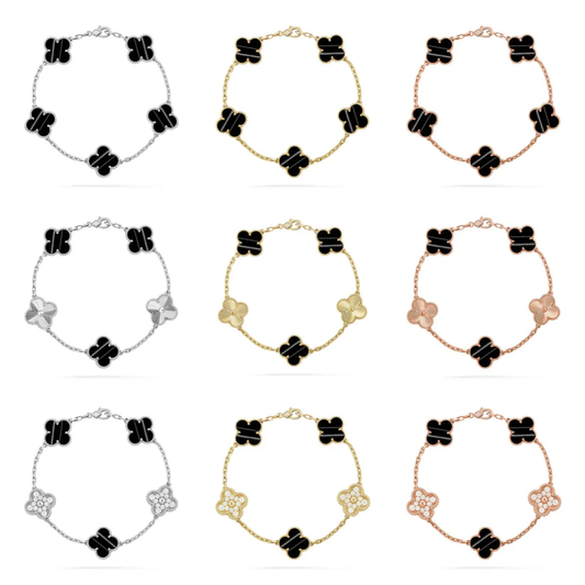 [⭐⭐JeweliWhal] CLOVER 5 MOTIF PULSAR STONE BRACELET COLLECTION