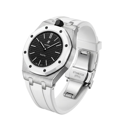 Royal Oak Pop Exklusives Stahlgehäuse & Silikonarmband mit Halterung
