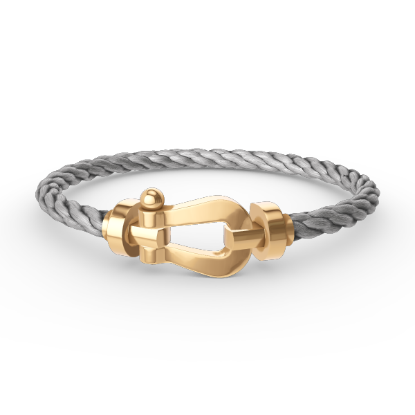 [⭐⭐JeweliWhal]FORCE GROSSES HUFEISEN-ARMBAND OHNE DIAMANTEN GOLD