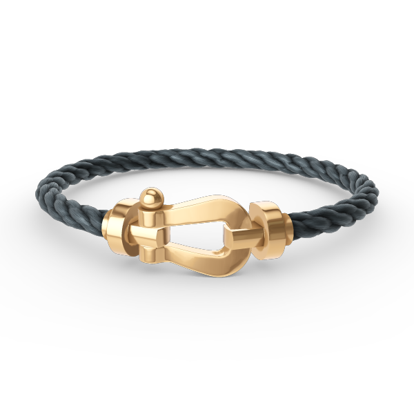 [⭐⭐JeweliWhal]FORCE GROSSES HUFEISEN-ARMBAND OHNE DIAMANTEN GOLD