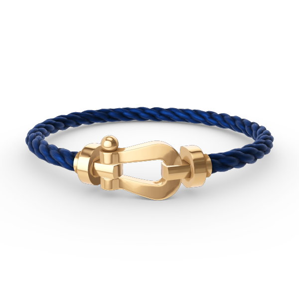 [⭐⭐JeweliWhal]FORCE GROSSES HUFEISEN-ARMBAND OHNE DIAMANTEN GOLD