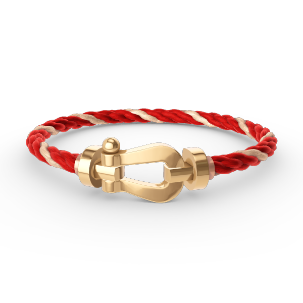 [⭐⭐JeweliWhal]FORCE GROSSES HUFEISEN-ARMBAND OHNE DIAMANTEN GOLD