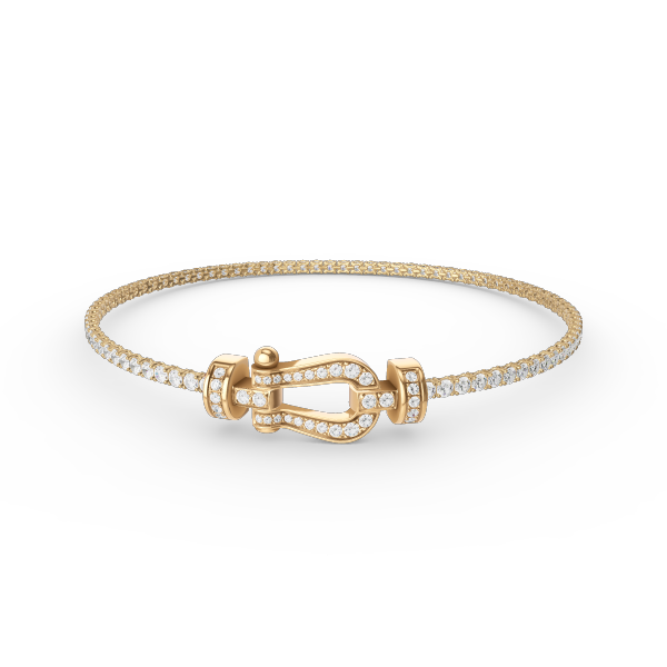 [⭐⭐JeweliWhal]FORCE  HORSESHOE  DIAMOND TENNIS BRACELET