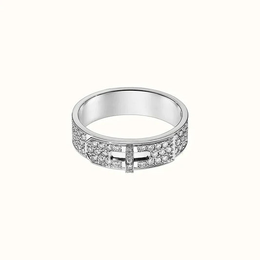 [⭐⭐JeweliWhal]KELLY SILVER DIAMOND RING
