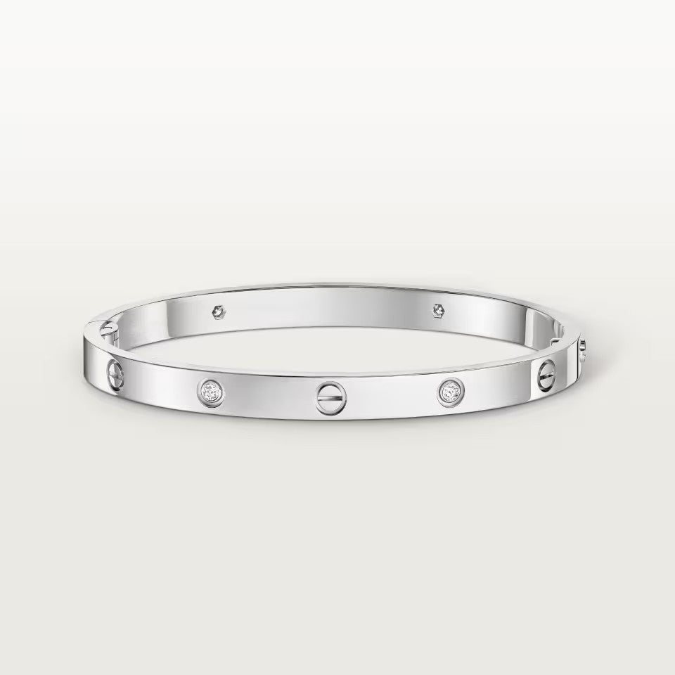 [⭐⭐JeweliWhal]LIEBESARMBAND 4,8 MM 4 DIAMANTEN