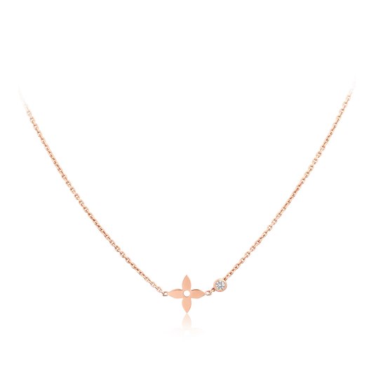[⭐⭐JeweliWhal]BLOSSOM PENDANT PINK GOLD AND DIAMOND