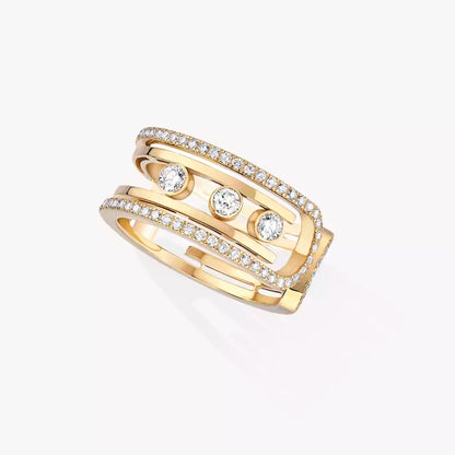 [⭐⭐JeweliWhal]Move 10th Diamond Ring in Gold