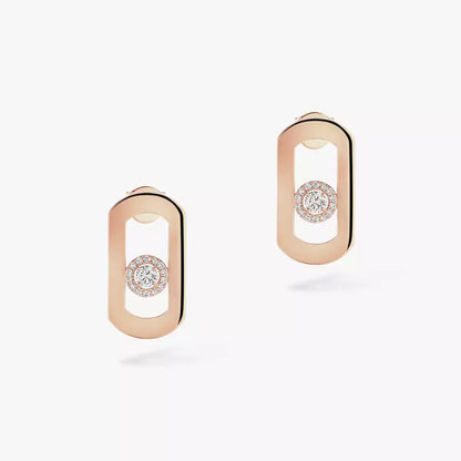 [⭐⭐JeweliWhal]So Move Diamond Earrings in Yellow Gold