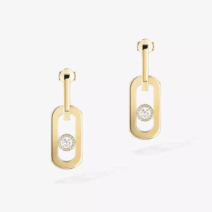 [⭐⭐JeweliWhal]So Move XL Diamond Pendant Earrings