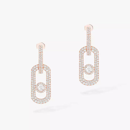 [⭐⭐JeweliWhal]So Move XL Pave_-Set Diamond Pendant Earrings