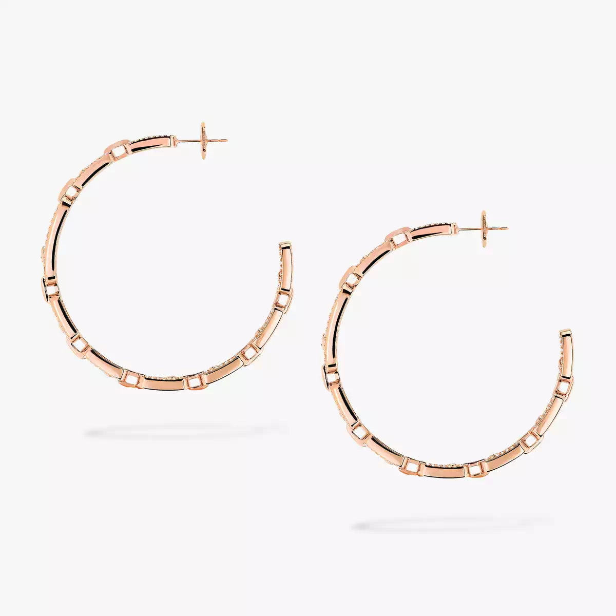 [[⭐⭐JeweliWhal]Move Link Diamond Hoop Earrings