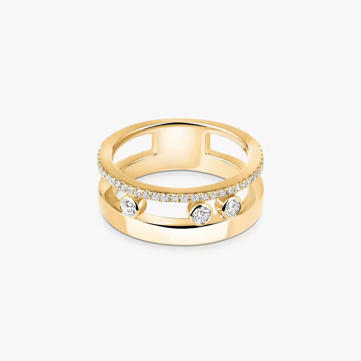 [⭐⭐JeweliWhal]Move Romane Diamond Ring