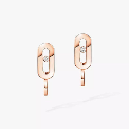 [⭐⭐JeweliWhal]Diamond Mini Hoop Earrings Move Classique