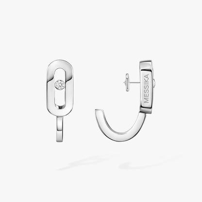[⭐⭐JeweliWhal]Diamond Mini Hoop Earrings Move Classique