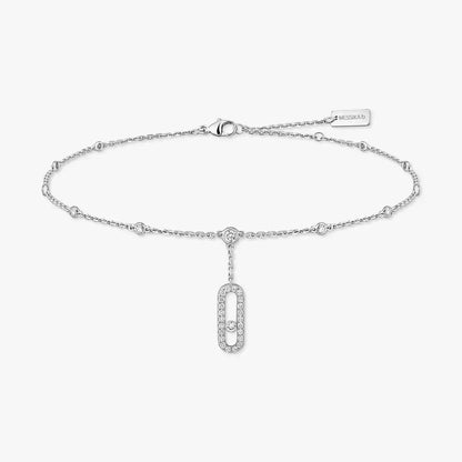 [⭐⭐JeweliWhal] Move Uno pavé ankle bracelet