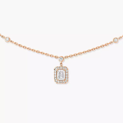 [⭐⭐JeweliWhal]My Twin Diamond Necklace in Silver