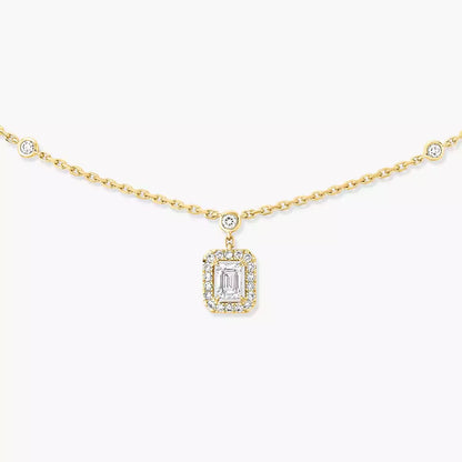 [⭐⭐JeweliWhal]My Twin Diamond Necklace in Silver