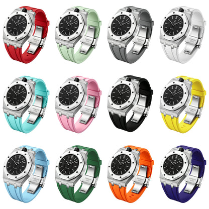 Royal Oak Pop Exklusives Stahlgehäuse & Silikonarmband mit Halterung