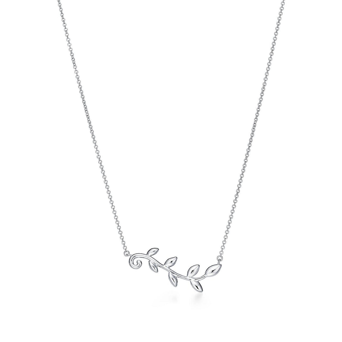 [JeweliWhal]PALOMA PICASSO STERLING SILVER OLIVE BRANCH NECKLACE
