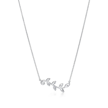 [JeweliWhal]PALOMA PICASSO STERLING SILVER OLIVE BRANCH NECKLACE
