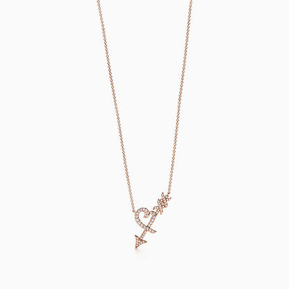 [JeweliWhal]COLGANTE HEART & ARROW NECKLACE