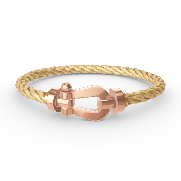 [⭐⭐JeweliWhal]FORCE GROSSES HUFEISEN ARMBAND OHNE DIAMANTEN ROSÉGOLD