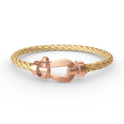 [⭐⭐JeweliWhal]FORCE GROSSES HUFEISEN ARMBAND OHNE DIAMANTEN ROSÉGOLD