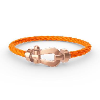 [⭐⭐JeweliWhal]FORCE GROSSES HUFEISEN ARMBAND OHNE DIAMANTEN ROSÉGOLD