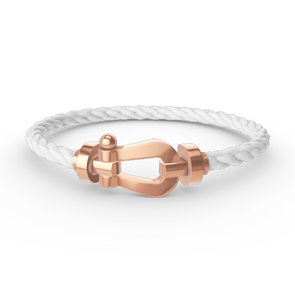 [⭐⭐JeweliWhal]FORCE GROSSES HUFEISEN ARMBAND OHNE DIAMANTEN ROSÉGOLD