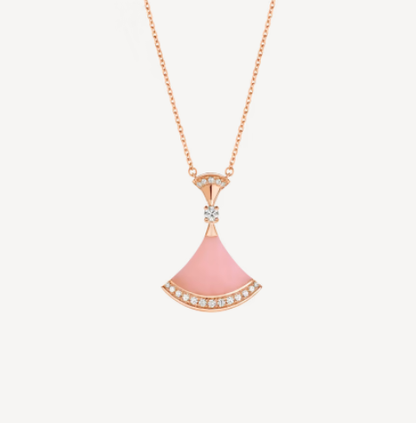 [⭐⭐JeweliWhal]TRAUM-HALSKETTE ROSA OPAL