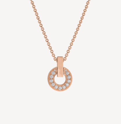 [⭐⭐JeweliWhal]GARI NECKLACE PINK GOLD DIAMOND