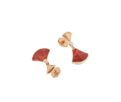 [⭐⭐JeweliWhal]DREAM KARNELIAN ROSÉGOLD OHRRINGE
