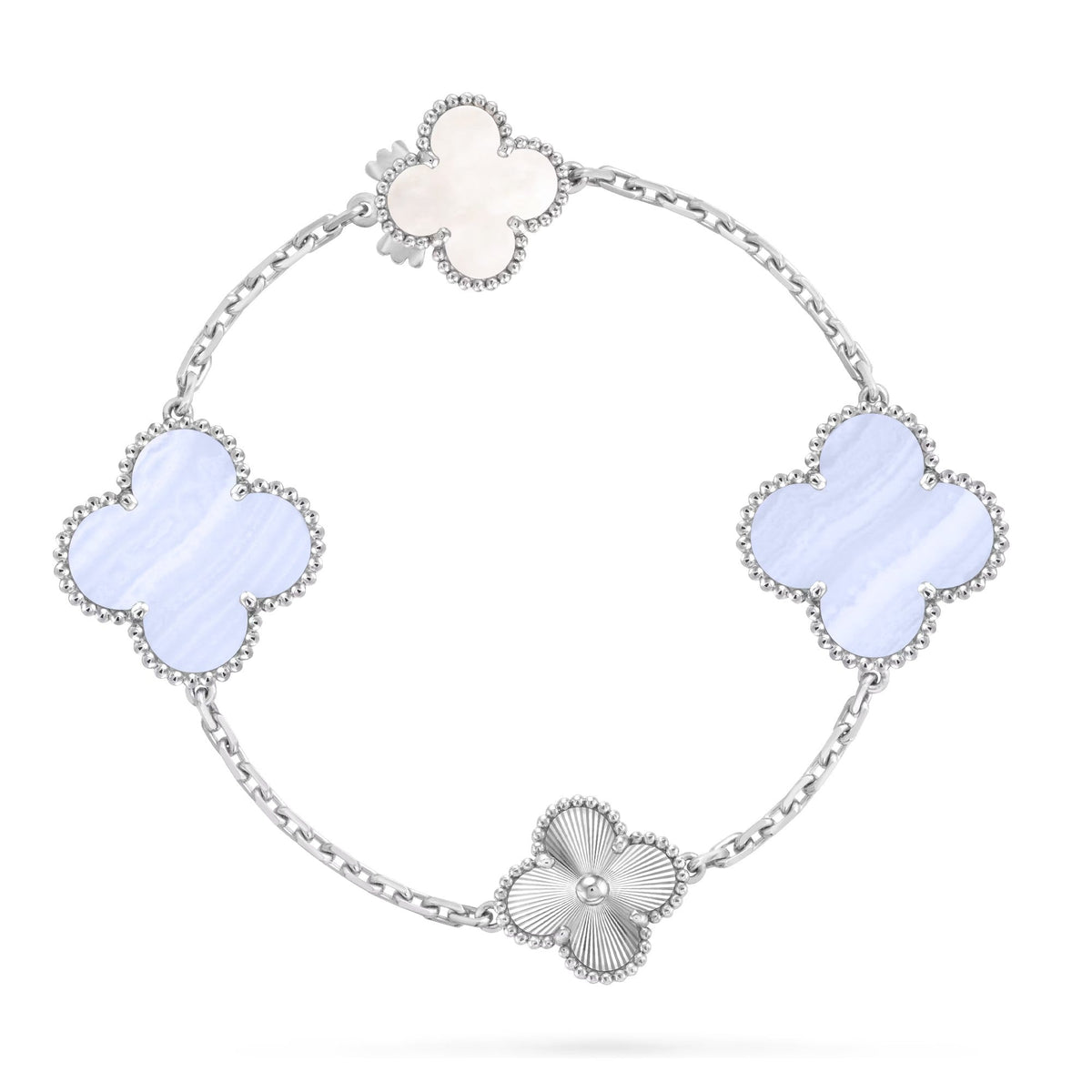 [⭐⭐JeweliWhal]ABNEHMBARE KLEEBATT 15 (11+4) BLUMEN-SILBERKETTEN-SET