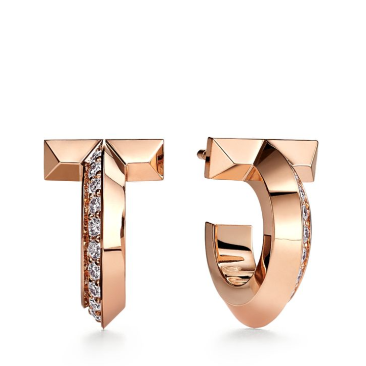 [JeweliWhal]T1 HOOP DIAMOND EARRINGS