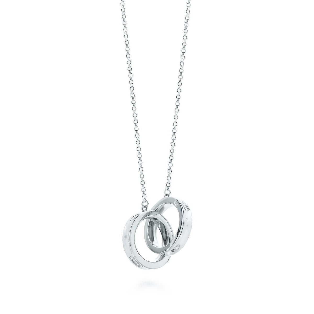 [JeweliWhal]INTERLOCKING CIRCLES PENDANT SILVER SMALL NECKLACE