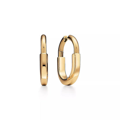 [JeweliWhal]LOCK MEDIUM EARRINGS