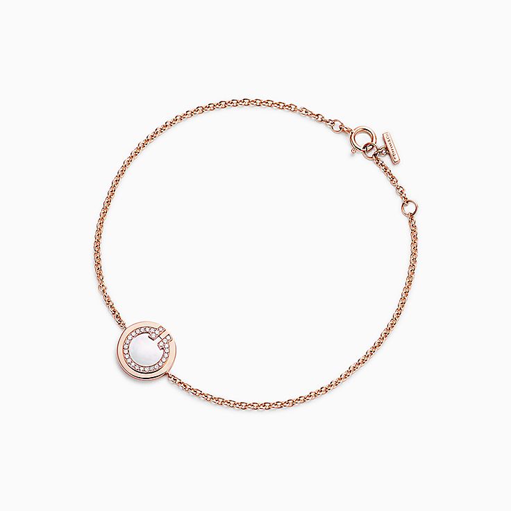[JeweliWhal]DIAMOND CIRCLE PINK GOLD BRACELET