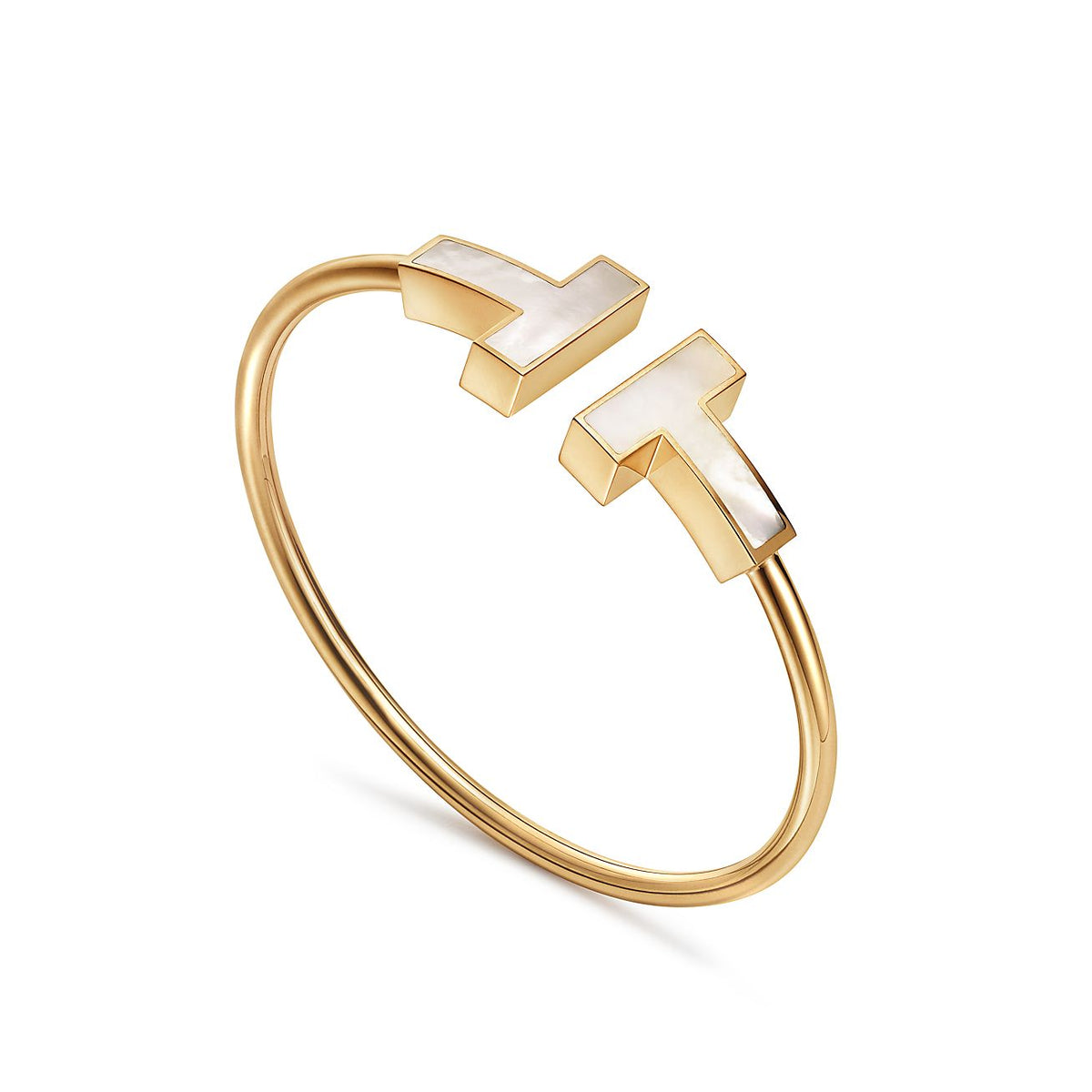 [JeweliWhal]T WIDE MOP OPEN BRACELET