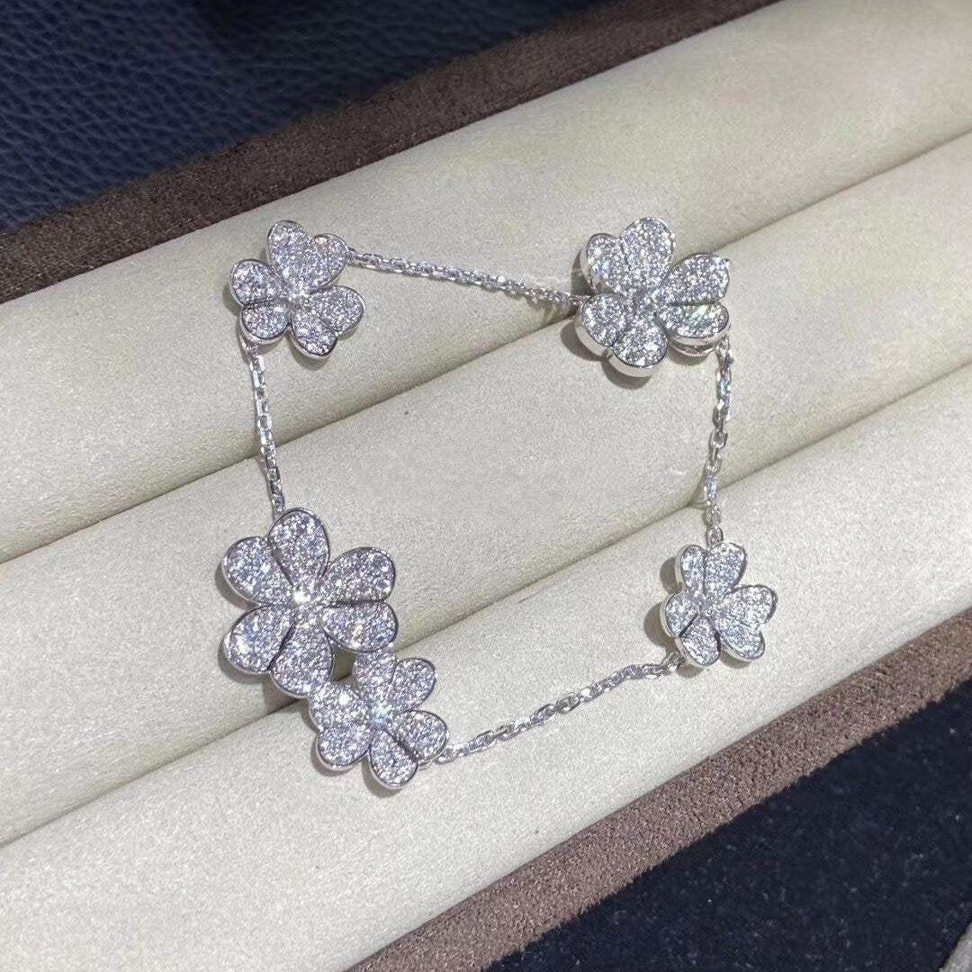 [⭐⭐JeweliWhal]FRIVOLE SILVER 5 FLOWERS BRACELET