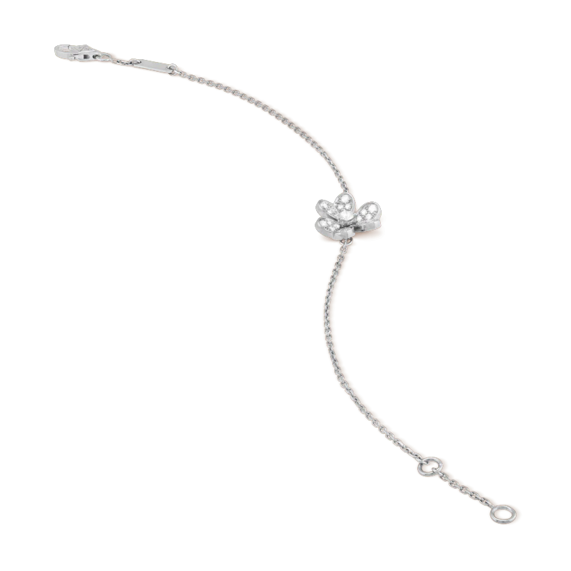 [⭐⭐JeweliWhal]FRIVOLE SILBER-BLUMEN-DIAMANTARMBAND