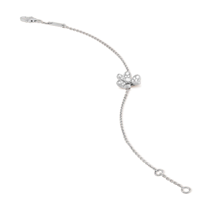 [⭐⭐JeweliWhal]FRIVOLE SILBER-BLUMEN-DIAMANTARMBAND