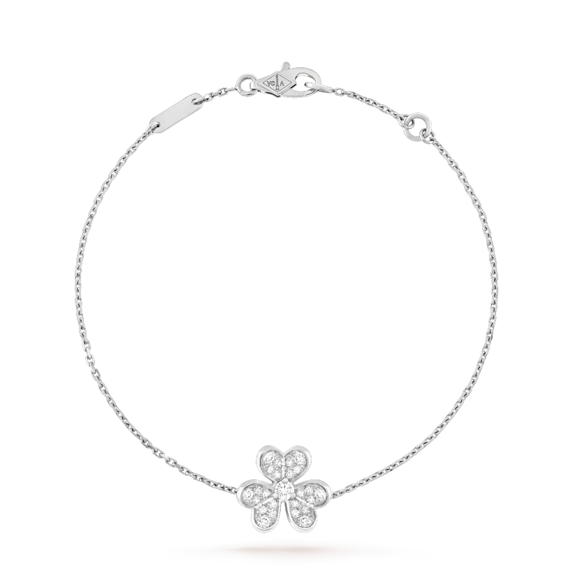 [⭐⭐JeweliWhal]FRIVOLE SILBER-BLUMEN-DIAMANTARMBAND