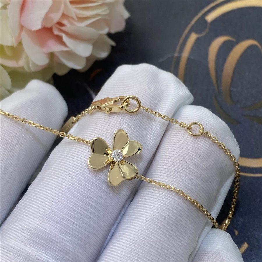 [⭐⭐JeweliWhal]FRIVOLE GOLD-BLUMENARMBAND
